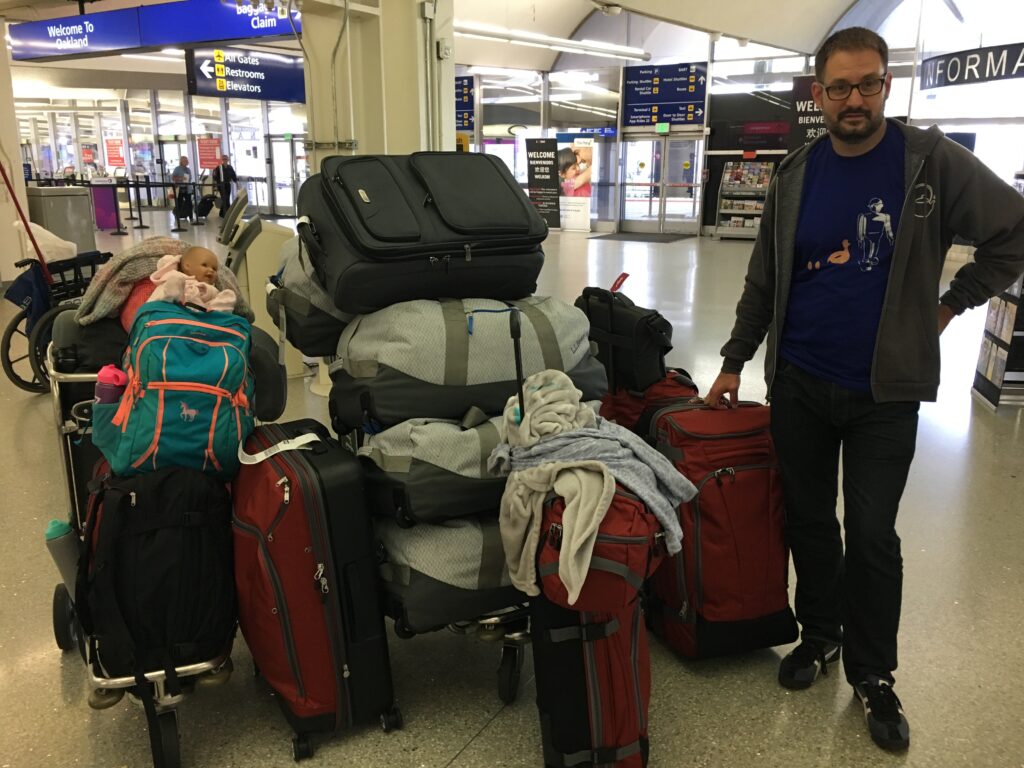Huge pile o' luggage