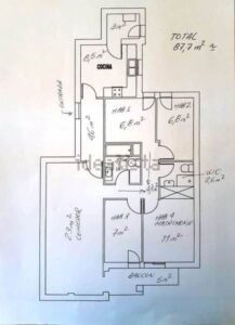 Layout of the flat